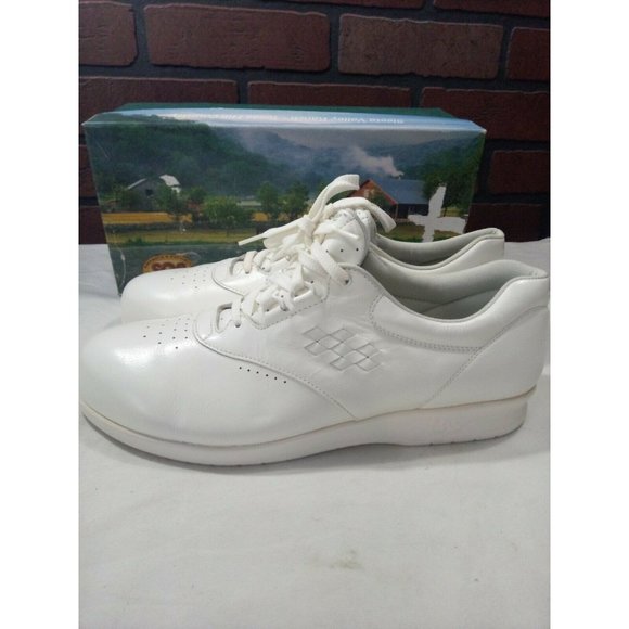 SAS Freetime Free Time White Leather Lace Up 12 N - Picture 4 of 9